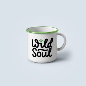 Mug de Camping Vintage Style Wild Soul